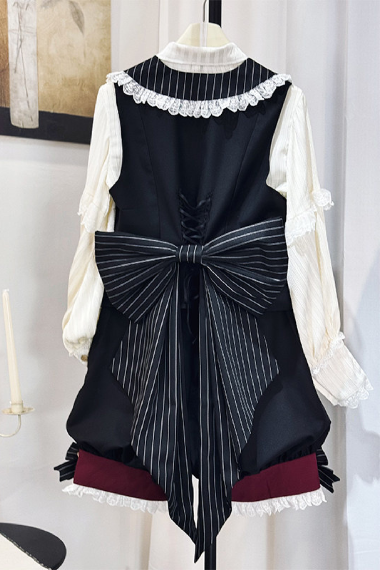 [pre-order Deadline: April 25] Castle Prince Candy Lolita Vest + Shirt + Pants + Ribbon + Hat