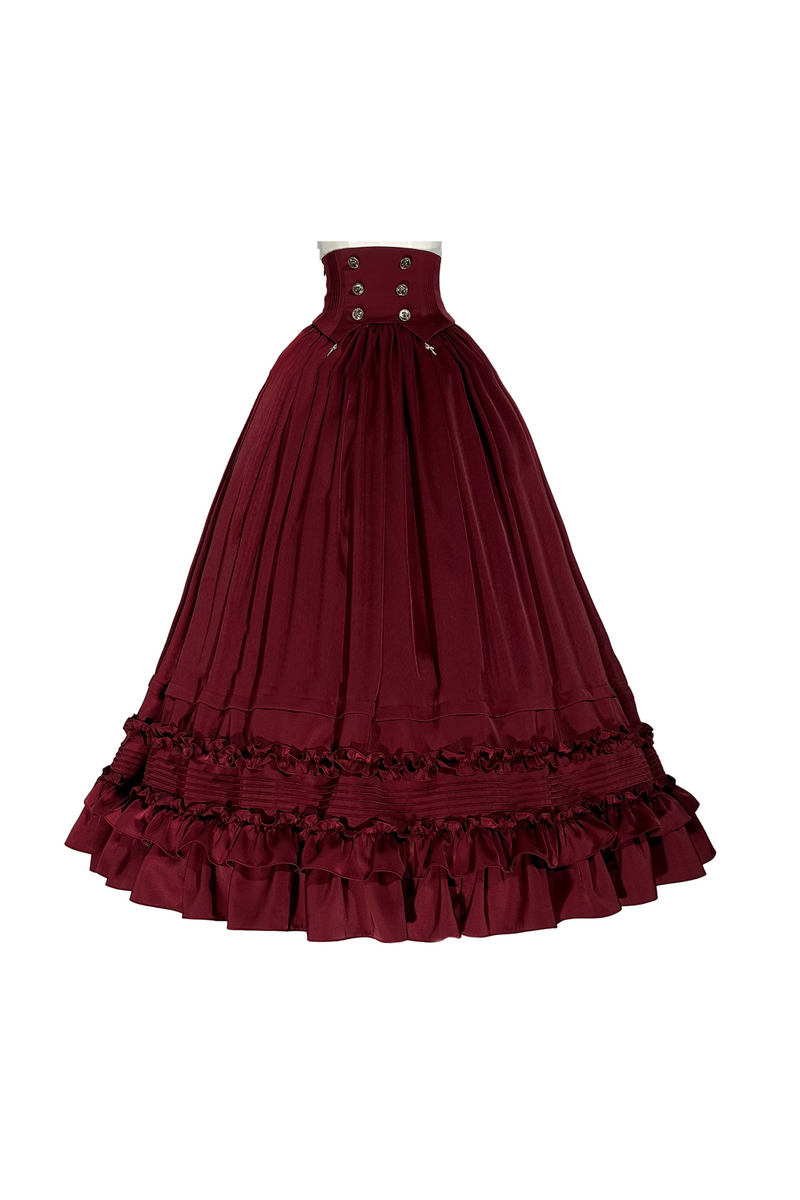 [pre-order] Classic Shirt + Ruffled Retro Lolita Skirt