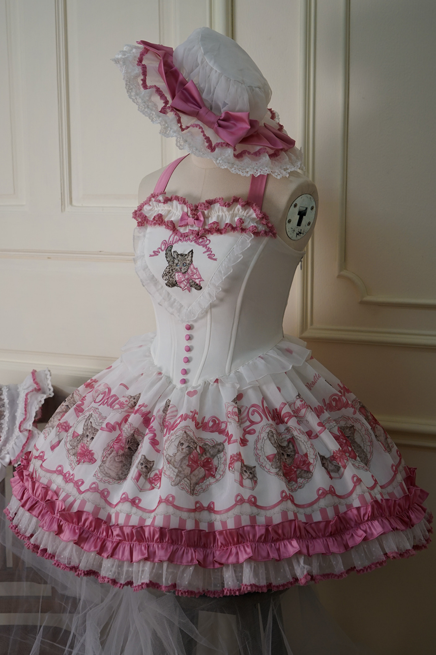 Sweet Girly Cat Jsk + Dress