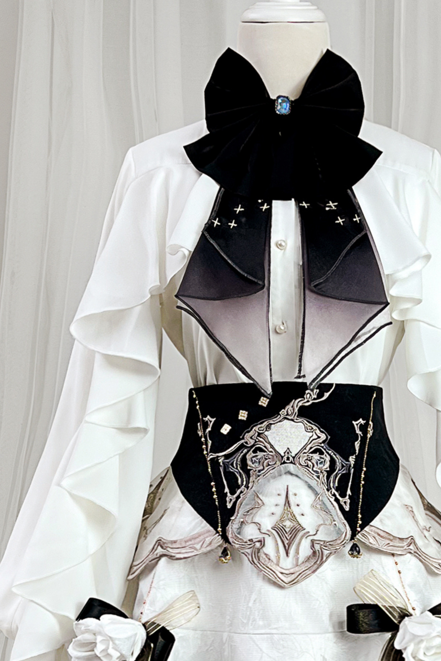 [pre-order] Flower Skirt + Ruffle Top + Waist Belt