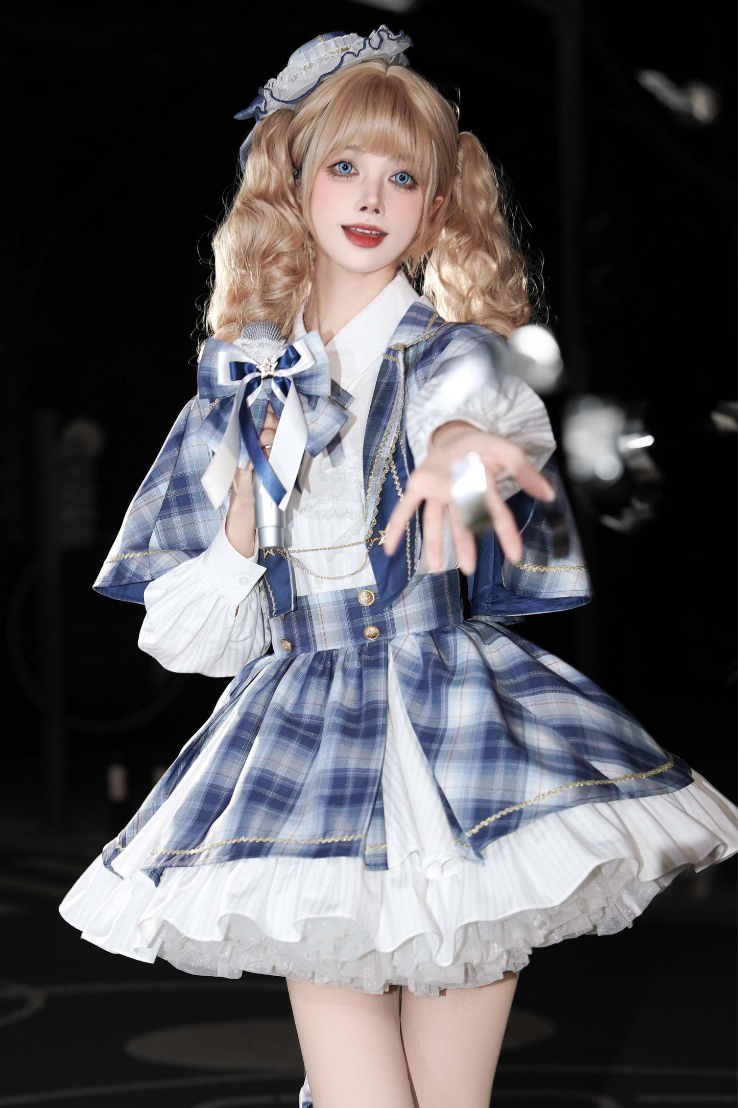 Starlight Idol Cosplay Cape + Shirt + Skirt + Leg Warmers