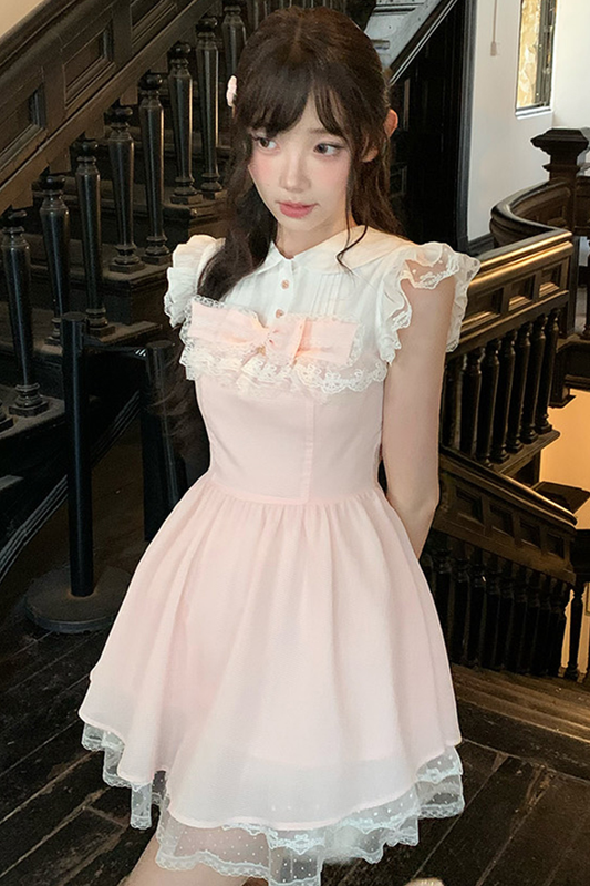 Sweet Girly Lace Princess Dress