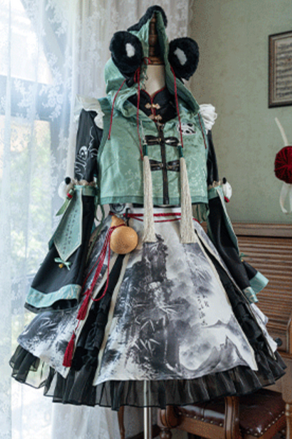 [pre-order] Bamboo Chinese-style Panda Dress Suit