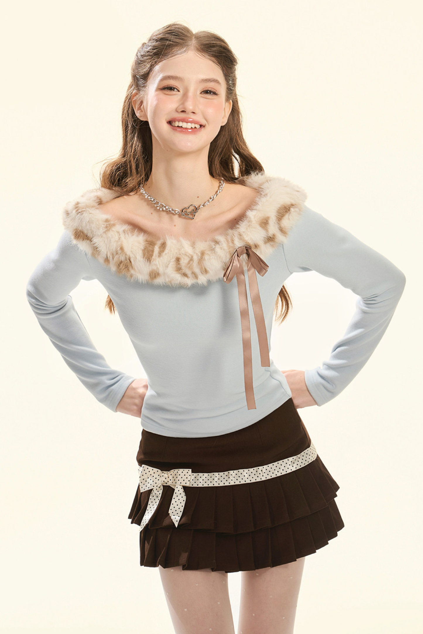 Retro Velvet Leopard Top