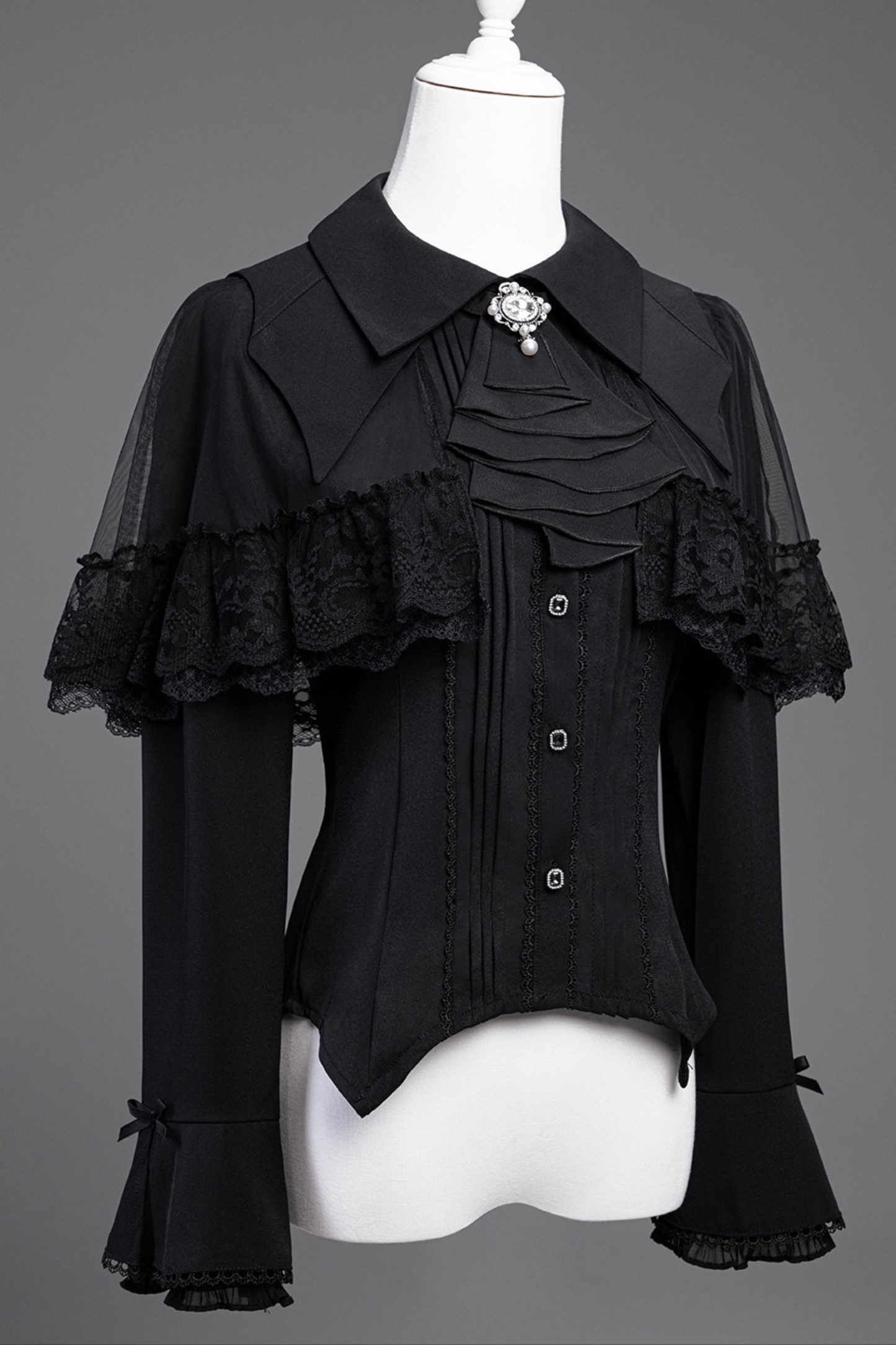 Lace Gothic Shirt + Skirt