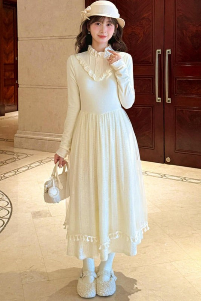 Mori Girl Winter Dress