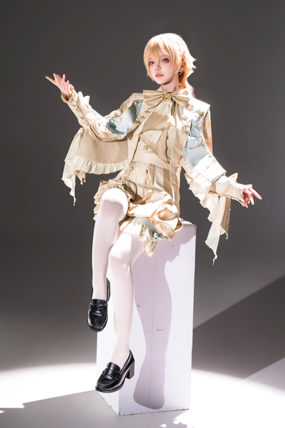 Fairy Tale Prince Lolita Top + Pants + Fake Collar