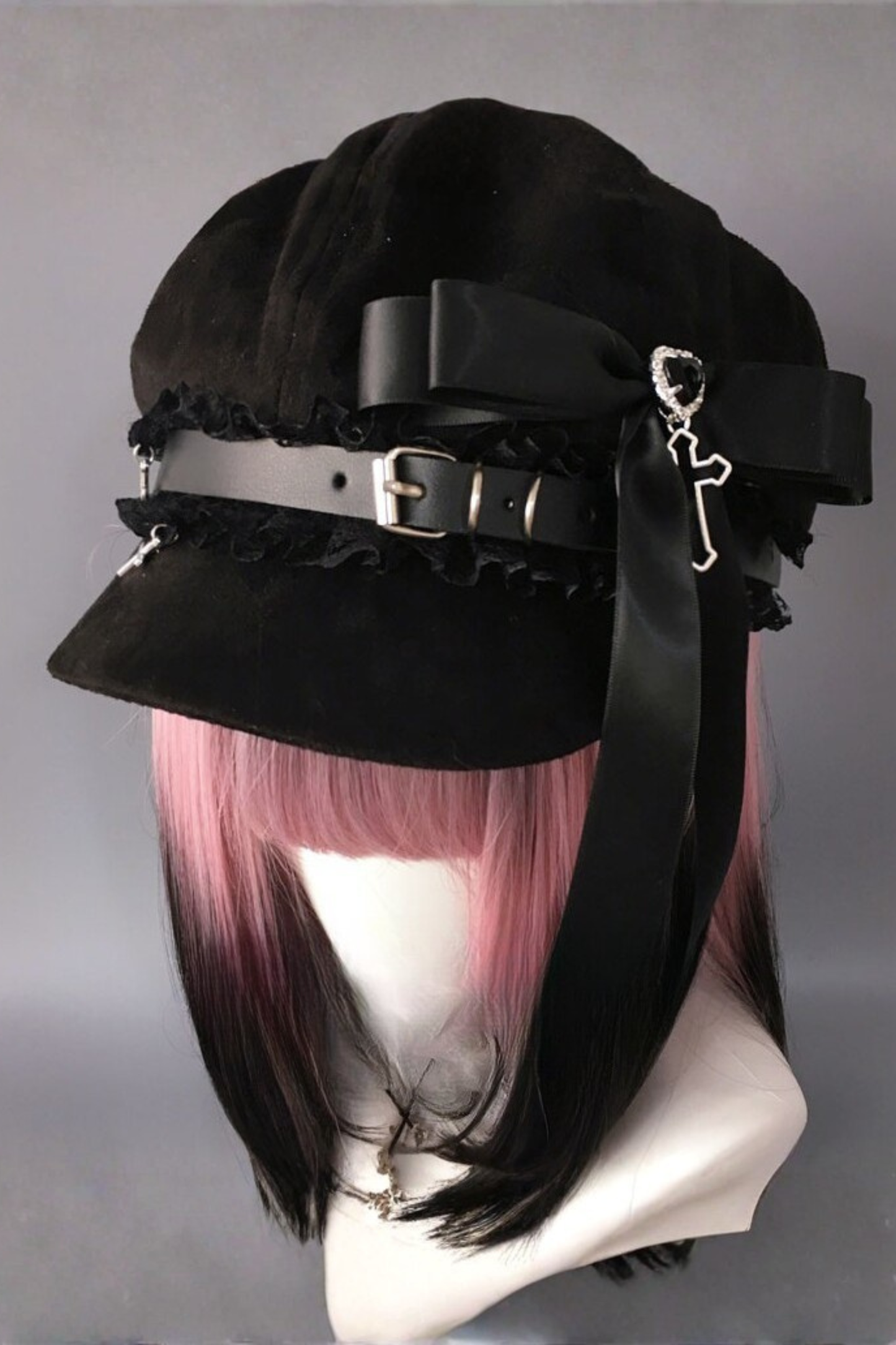 Rhinestone Ribbon Hat + Headband