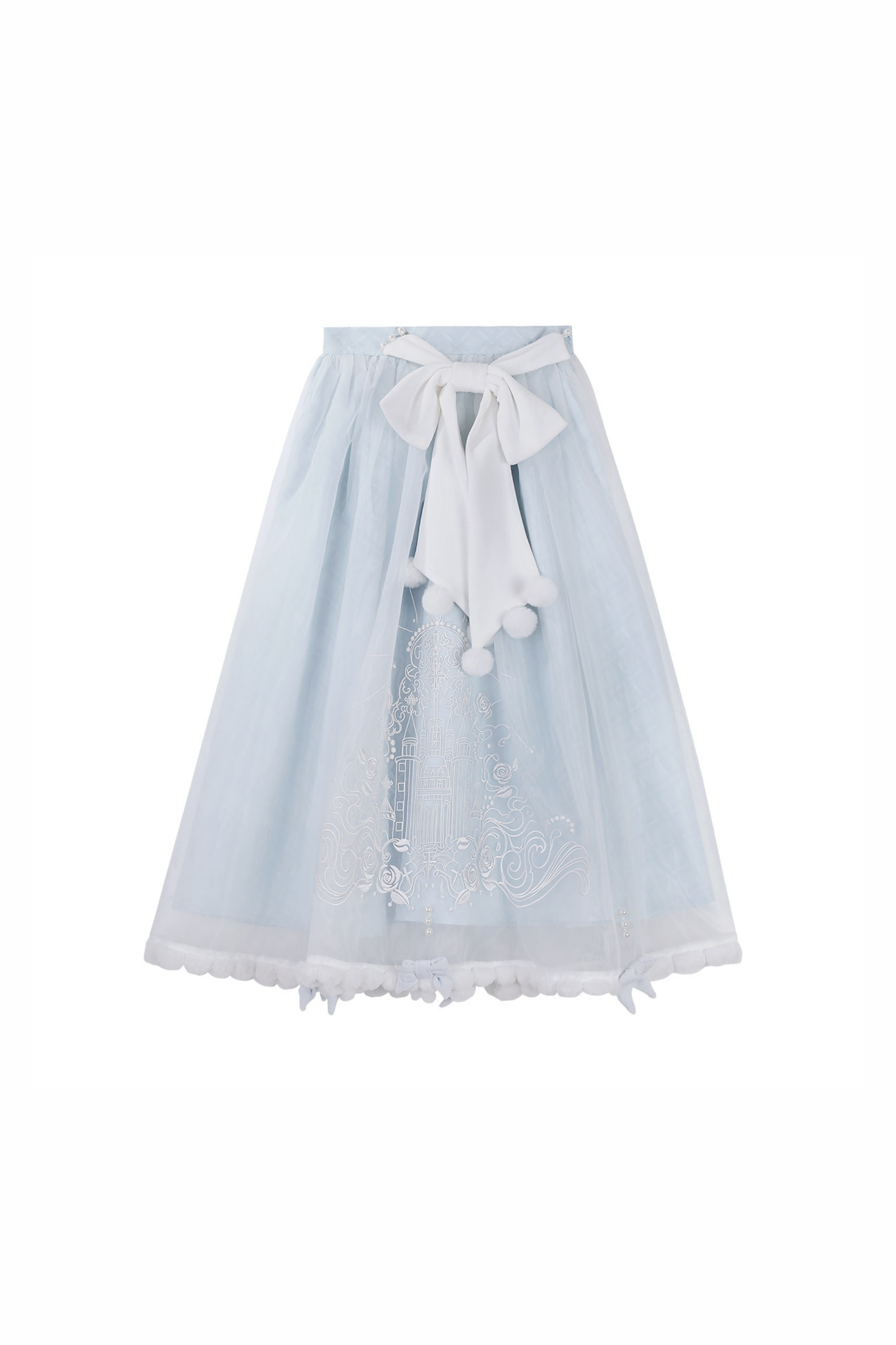 Clear Sky Lolita Coat + Tops + Skirt