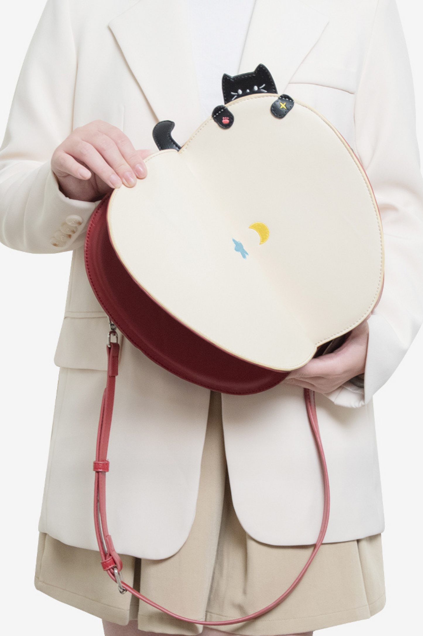 Flip Apple Shoulder Bag