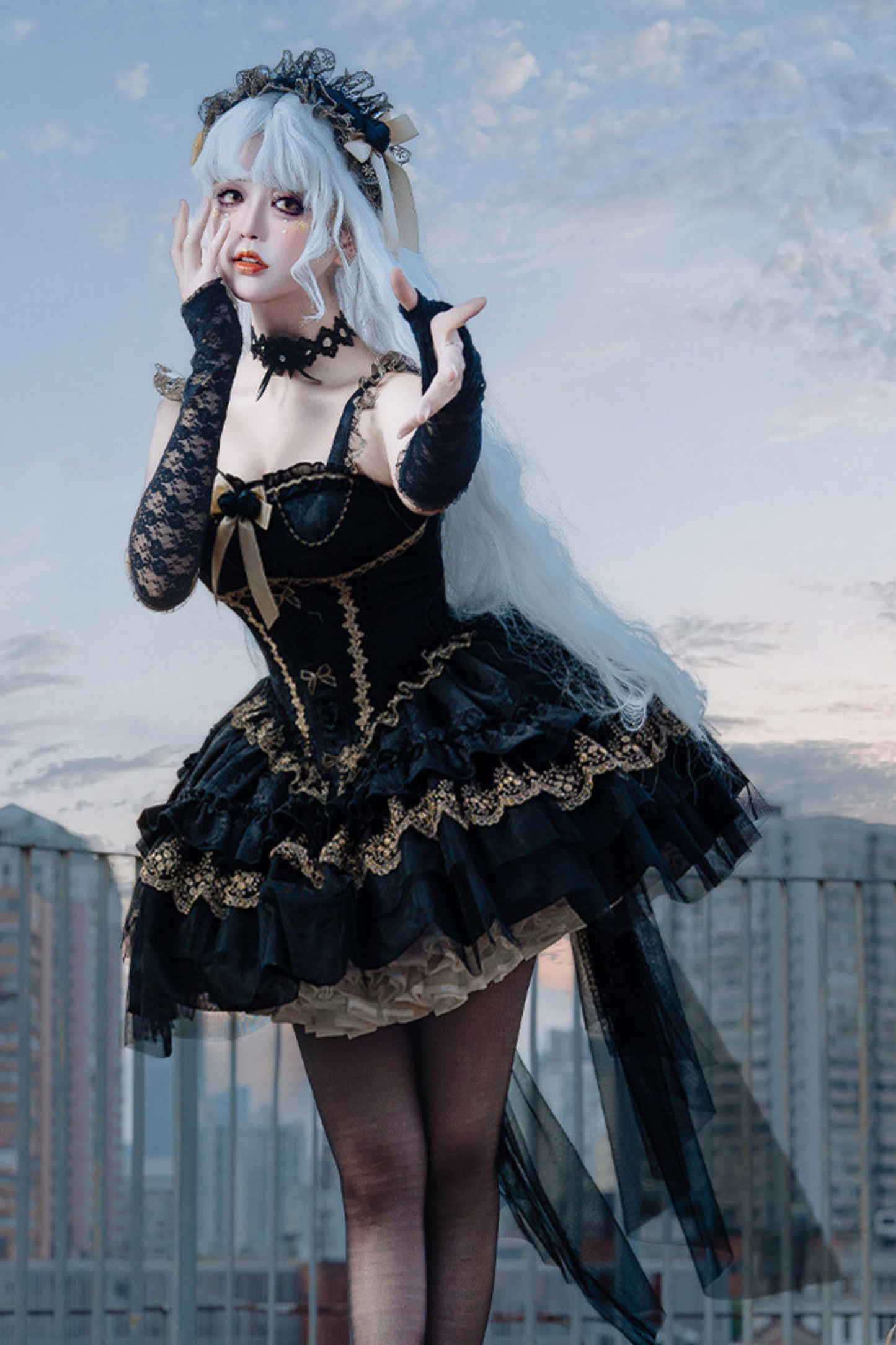 Dark Ballet Style Lolita Gothic Princess Dress