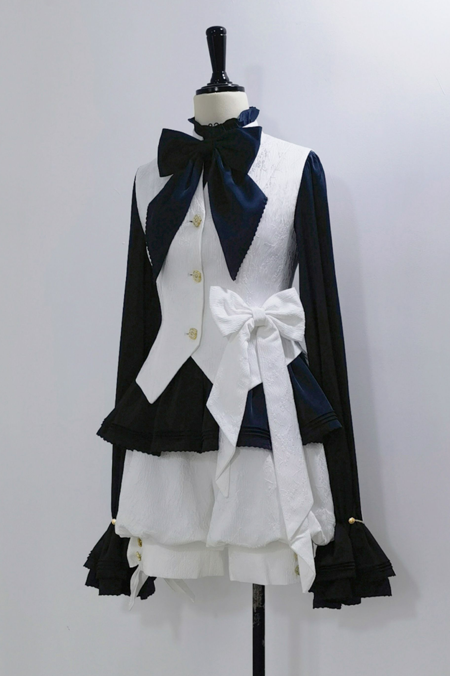 Retro Prince Ribbon Shirt