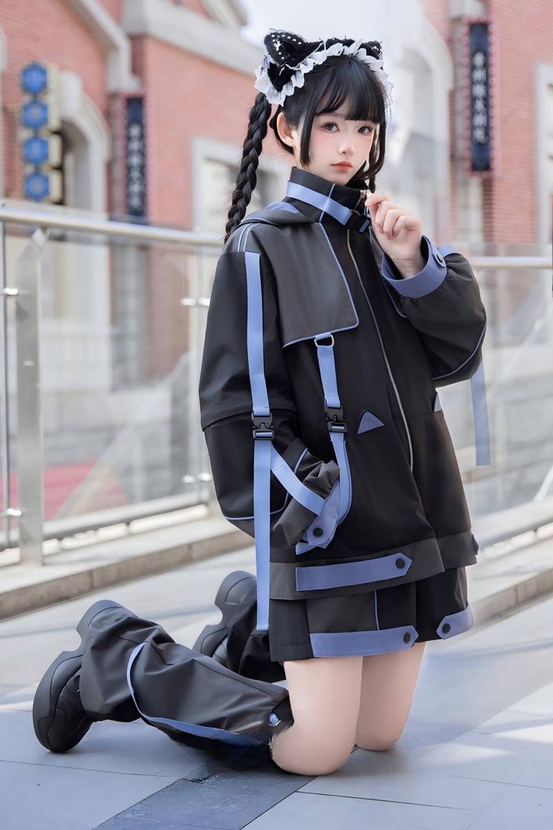 Cyber Wildcat Jacket + Shorts + Leg Covers