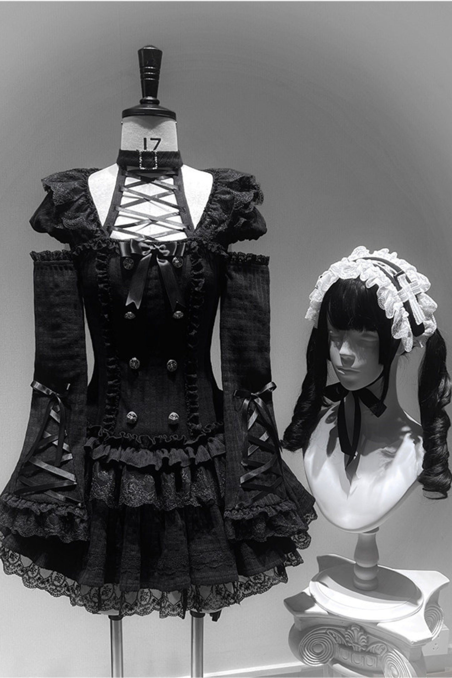 Gothic Doll Dress + Pants + Hairband