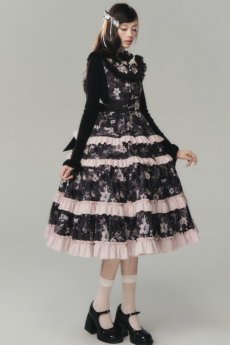 Lolita Vest Dress + Top + Belt
