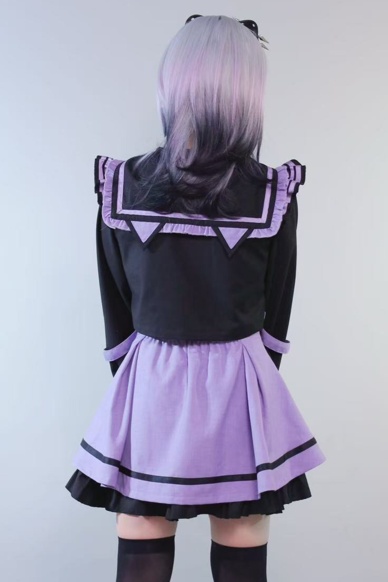 Dream Cat Sailor Top + Skirt + Leg Warmers