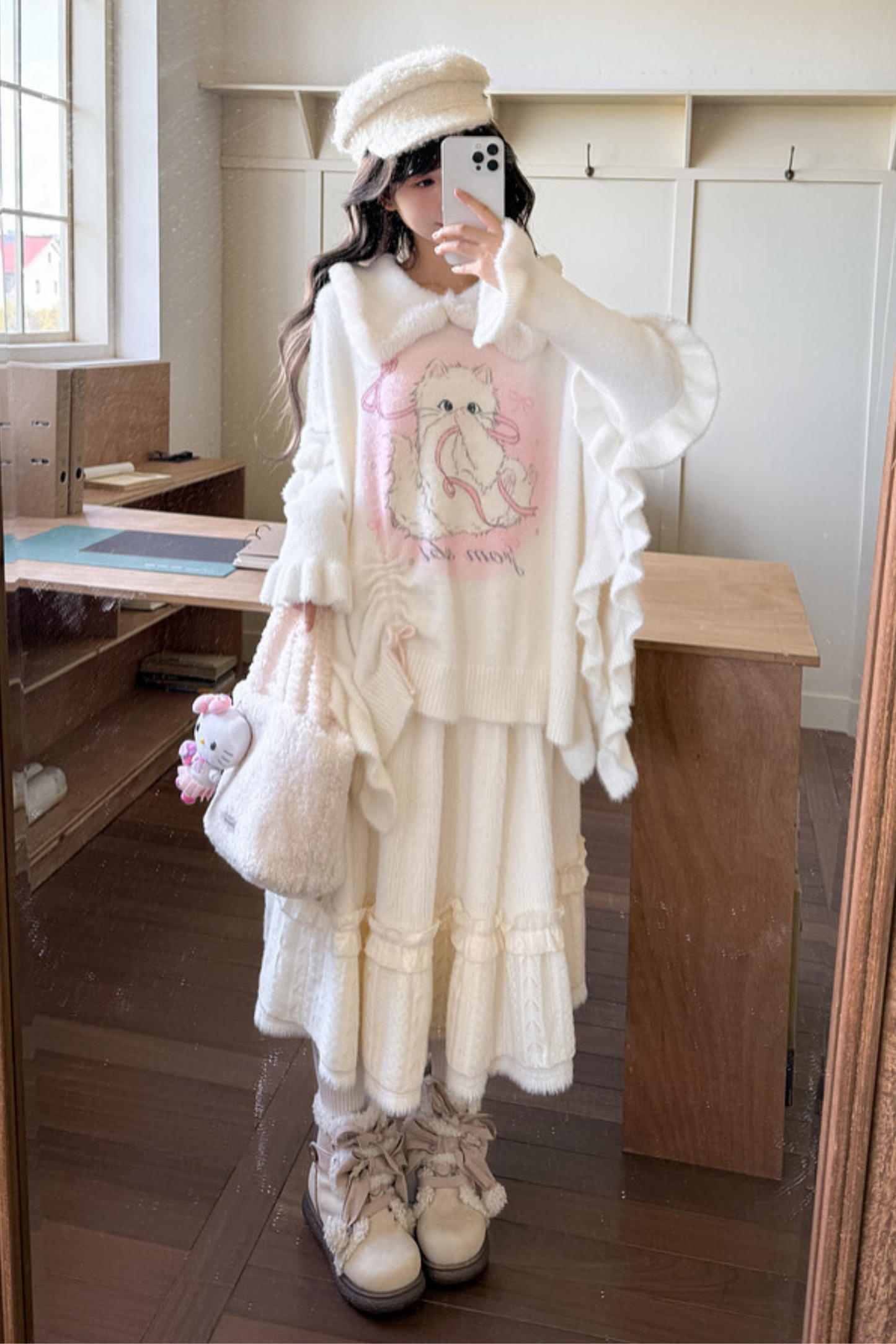 Sweet Cat Knit Sweater