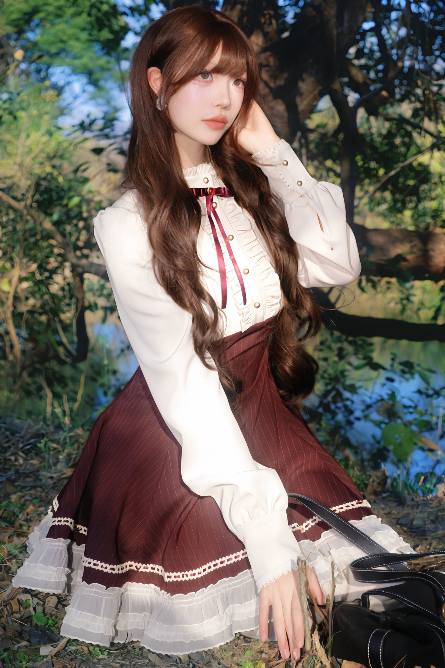 French Retro Girly Dress