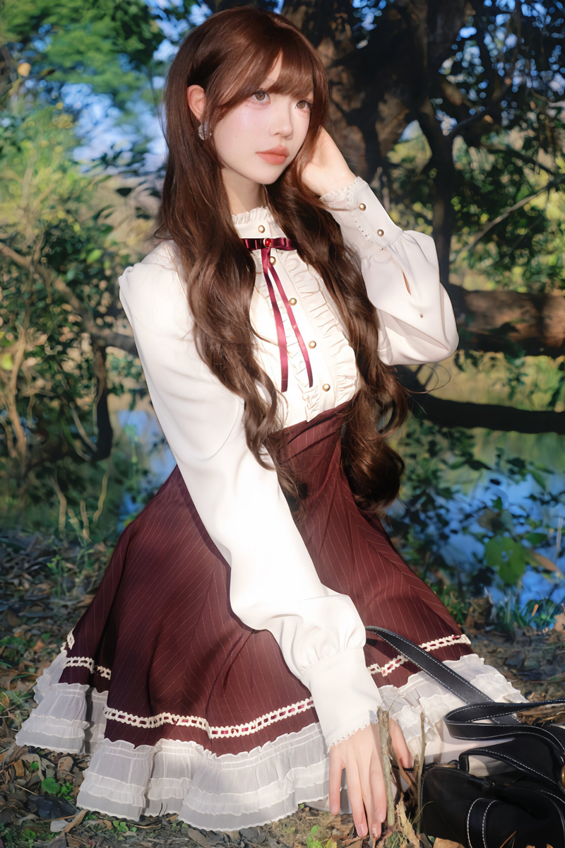 French Retro Girly Dress