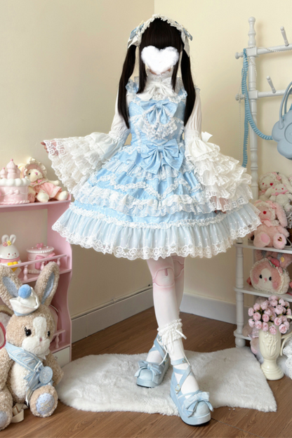 [pre-order] Heart Throbbing Lolita Dress + Ruffle Blouse