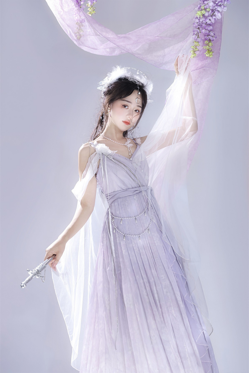 [pre-order] Sweet Girly Dress + Shawl + Necklace