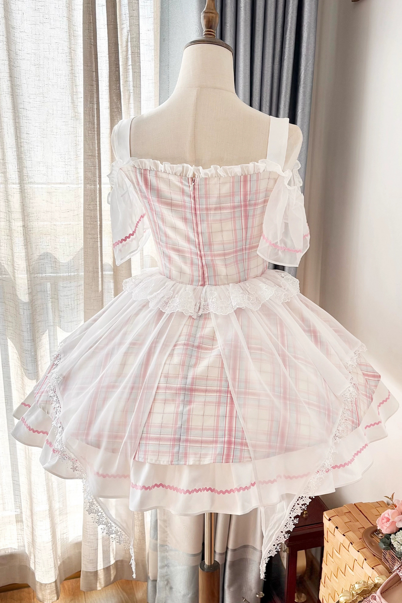 Sweet Pinky Idol Lace Dress