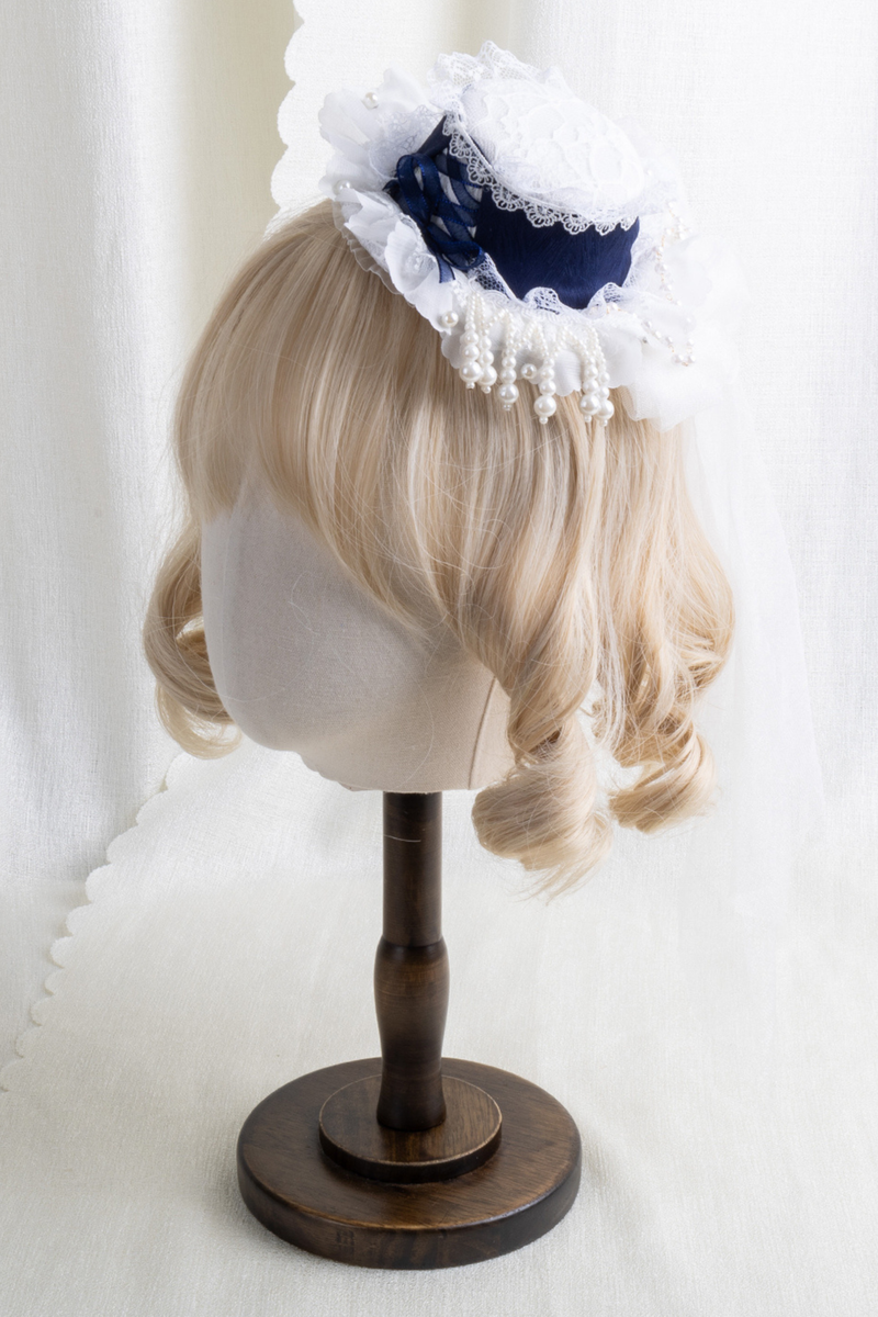 Lace Hat Lolita Clip