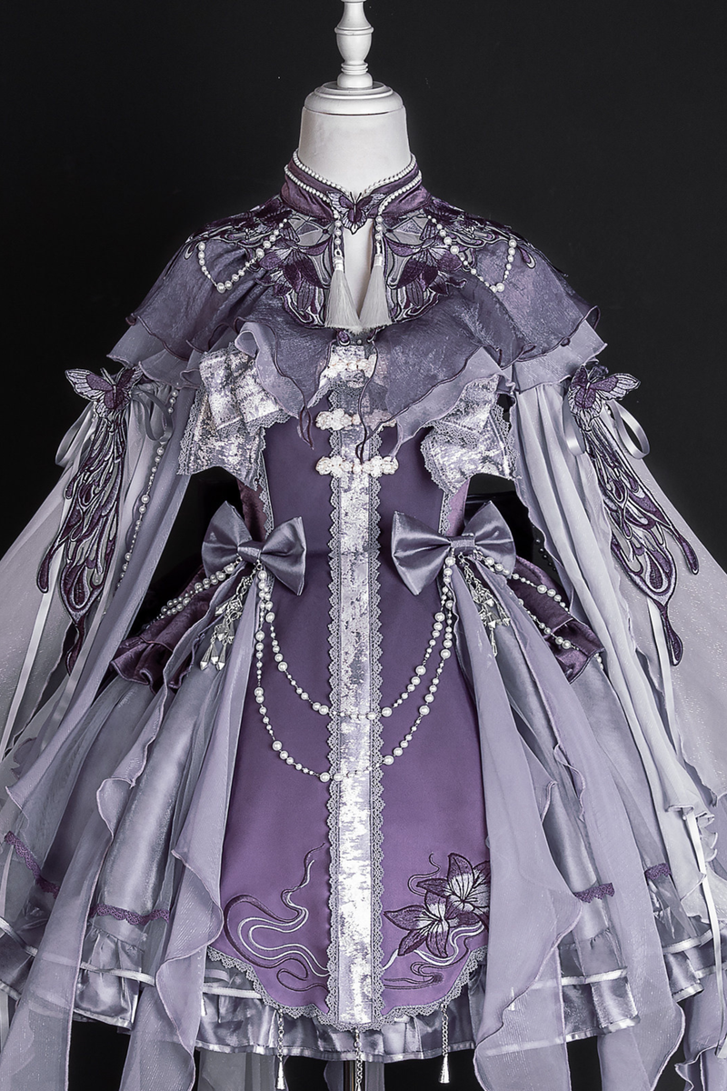 [pre-order] Dark Chinese-style Lolita Fairy Fairy Dress + Shoulder + Sleeve