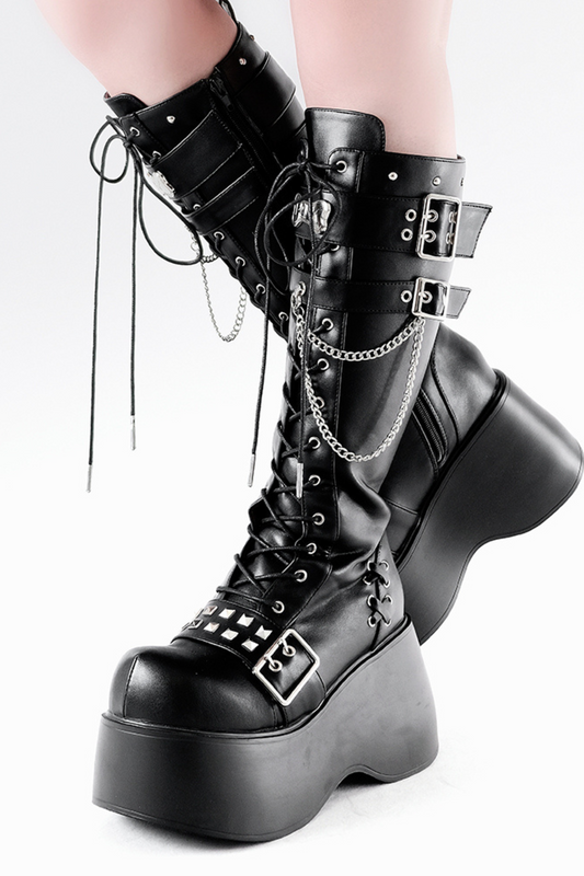 Mode Lace Up Medium Boots