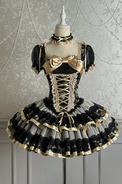 [pre-order Deadline: April 3] Gilded Fantasy Lolita Dress + Jumper Skirt