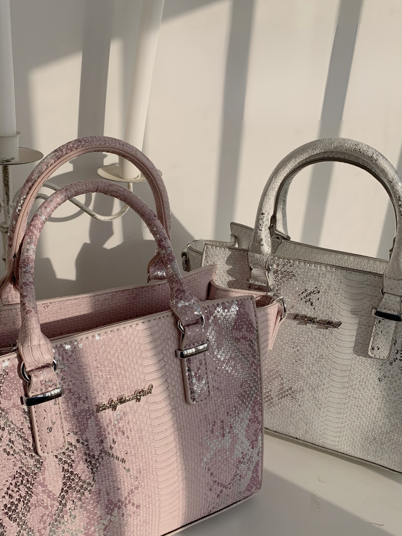 Python Leather Bag / Crocodile Leather Bag
