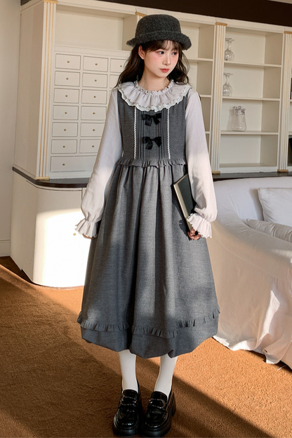 Ribbon Retro Suspender Dress