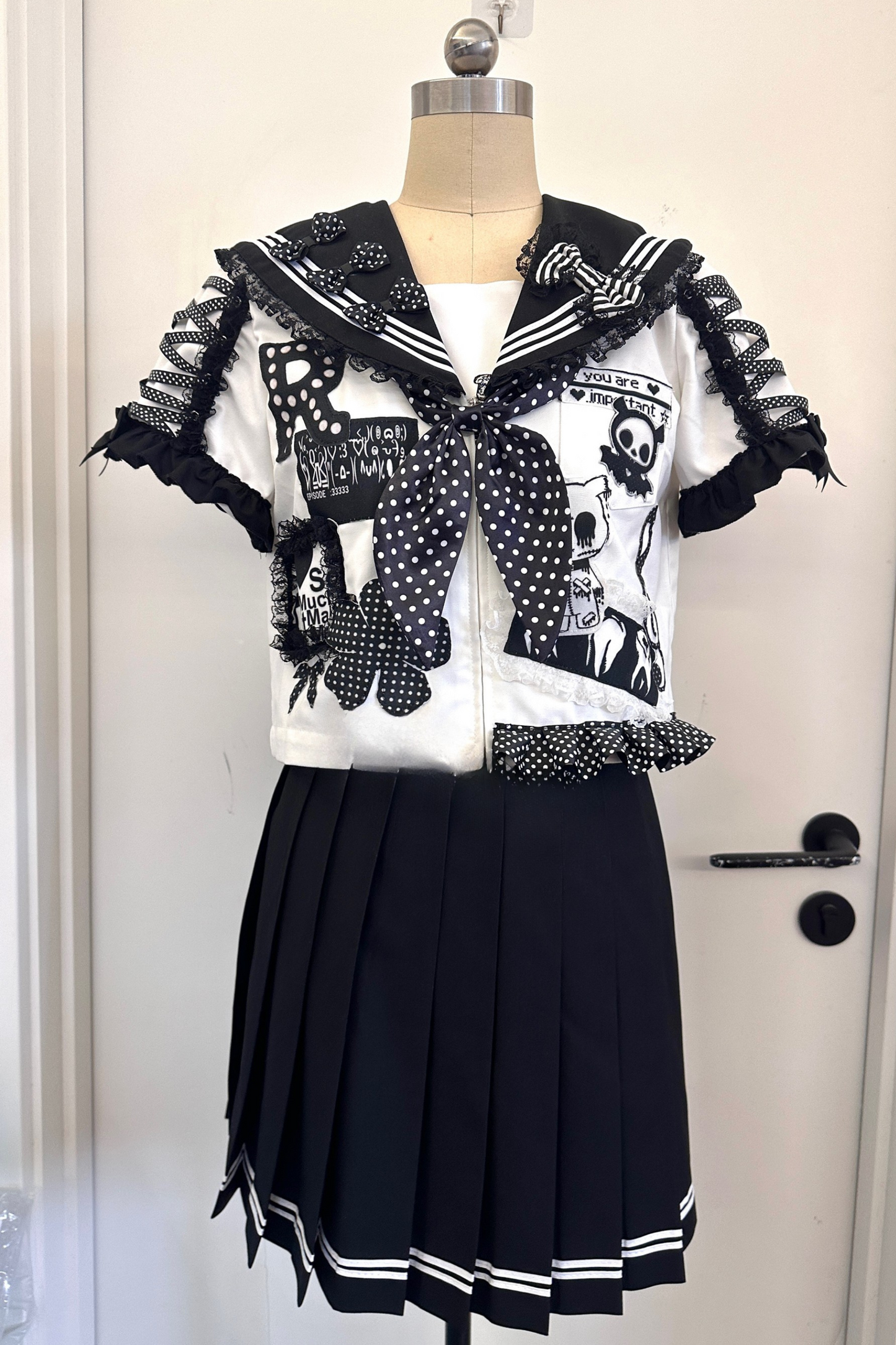 Campus Sailor Punk Top + Skirt