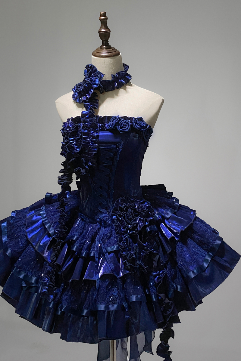 [pre-order] Silent Dark Gothic Fishbone Dress