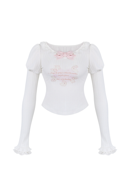 Soft Rabbit Strap Dress + Tops