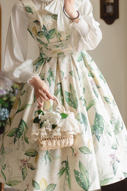 Retro Sleeveless Dress + Shirt