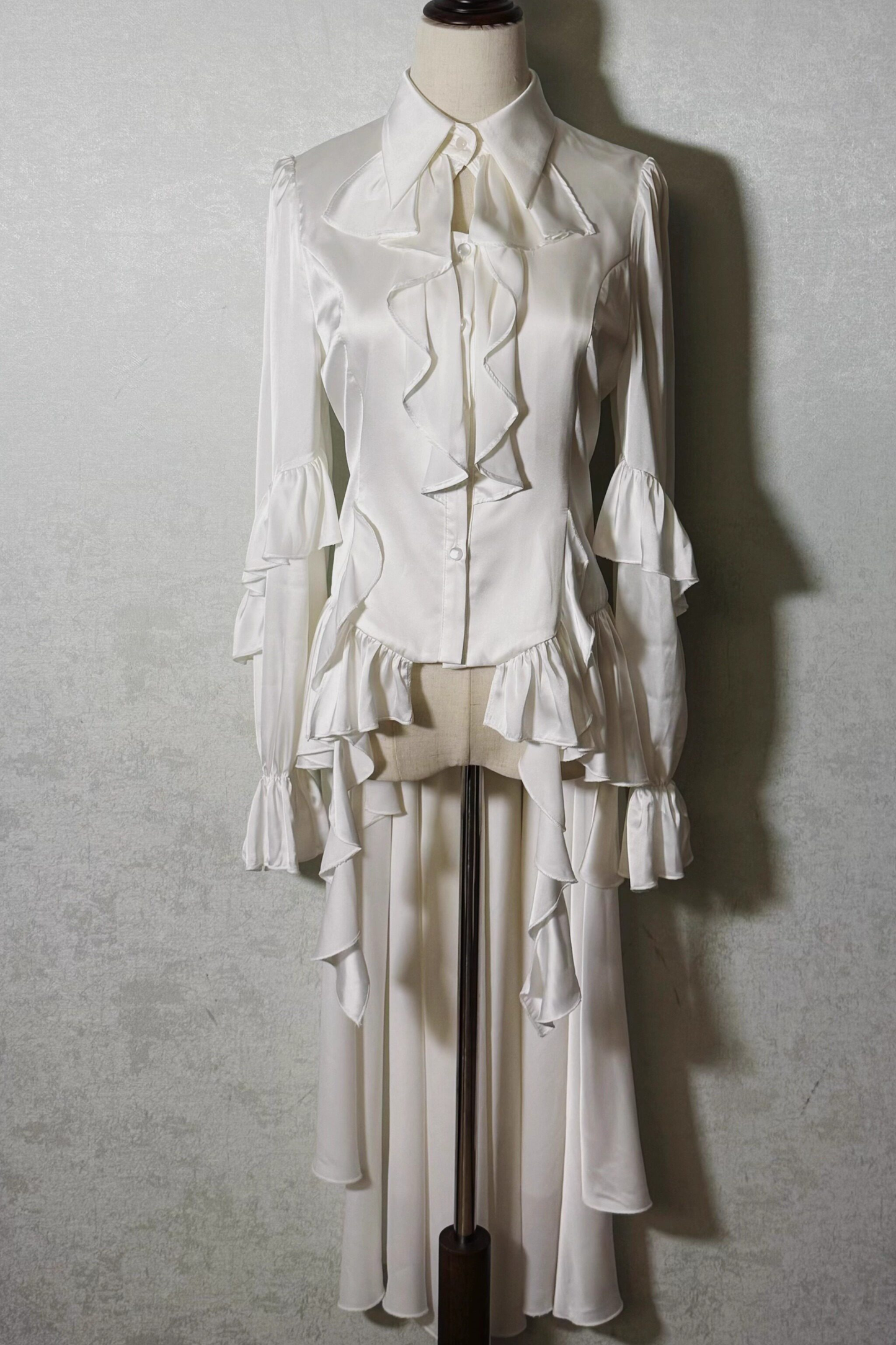 Trailing Shawl Prince Outfit Gothic Top