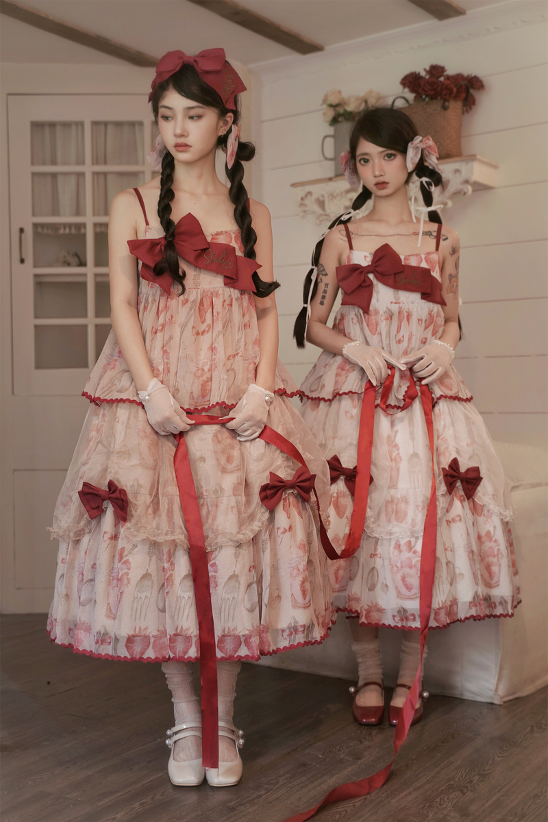 Strawberry Box Lolita Camisole Dress