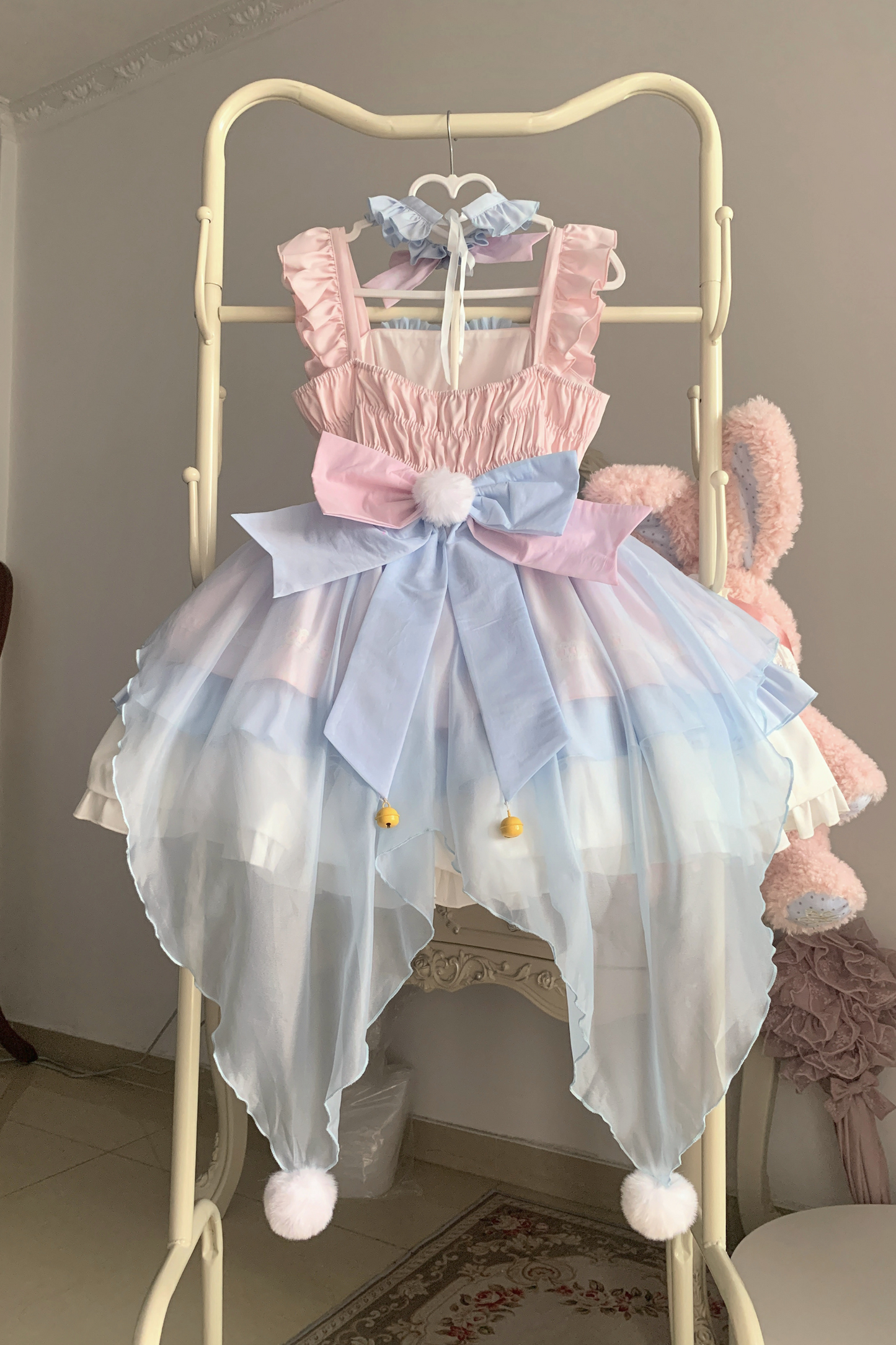 [pre-order] Sweet Heart Rabbit Pastel Lolita Dress