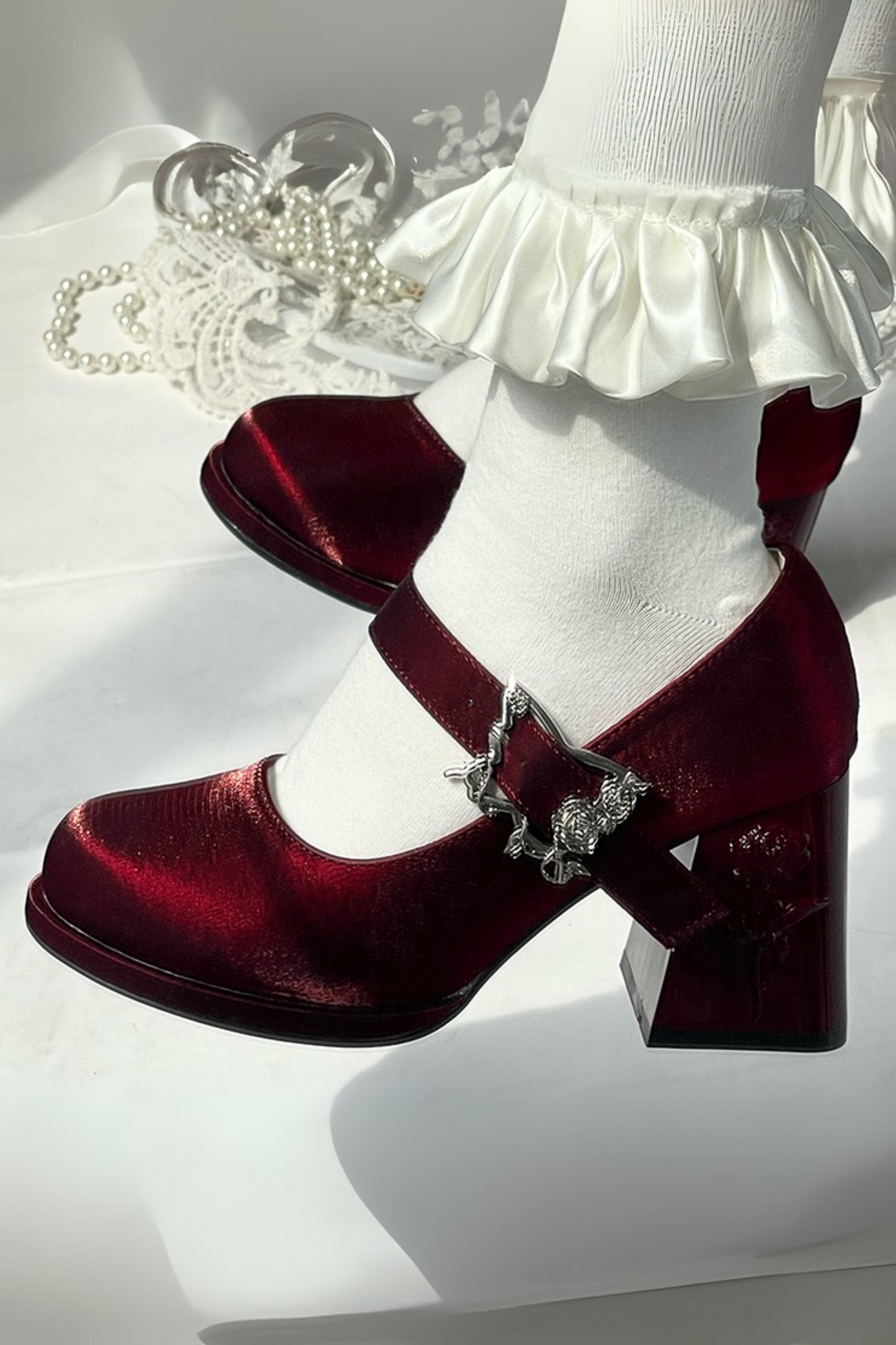 Floating Dreamland Platform Block Heel