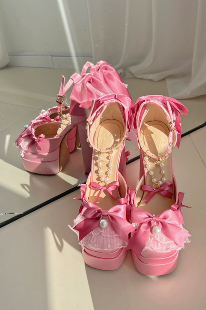 [pre-order] Loli Girl Ribbon Shoes
