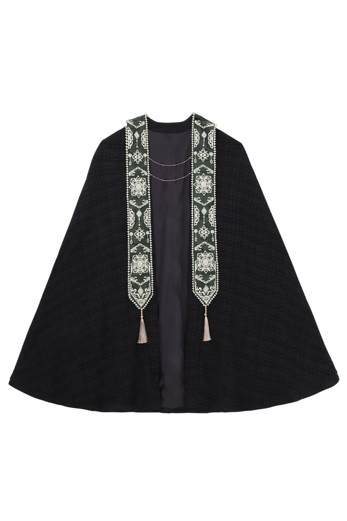 [pre-order] Dark Chinese-style Shirt + Cape + Skirt