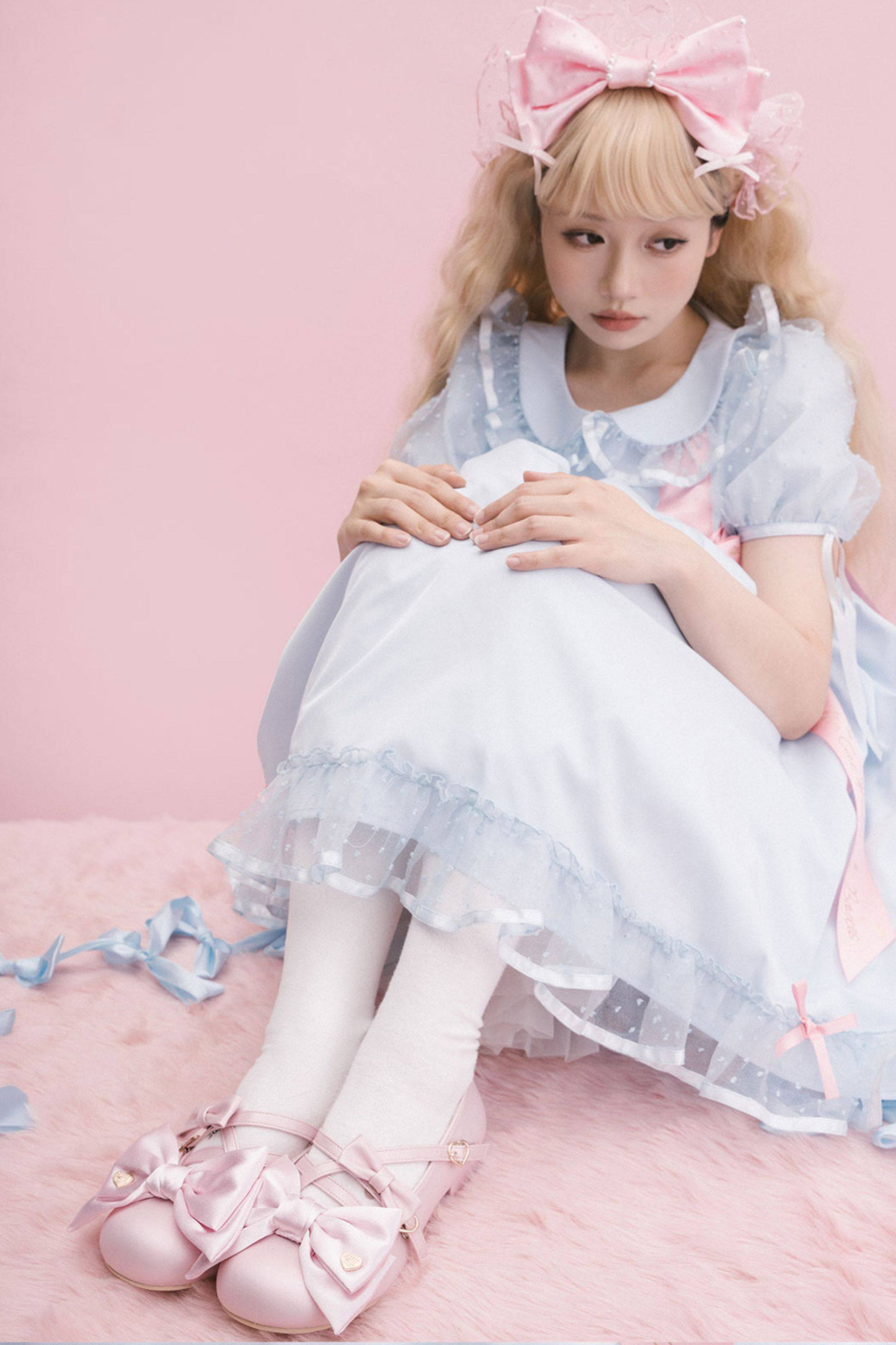 Satin Candy Ribbon Lolita Shoes