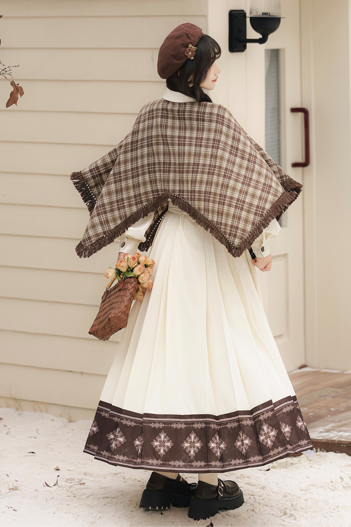 Retro Plaid Top + Skirt