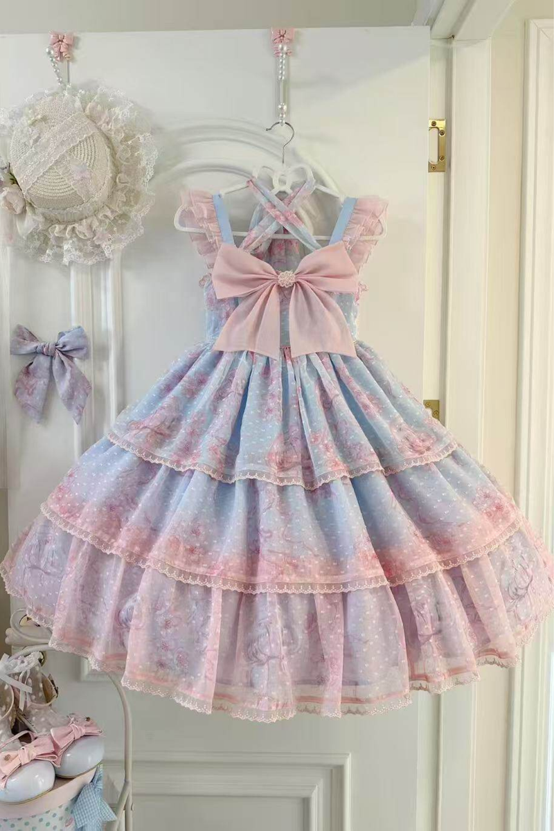Sweet Jellyfish Sleeveless Lolita Dress
