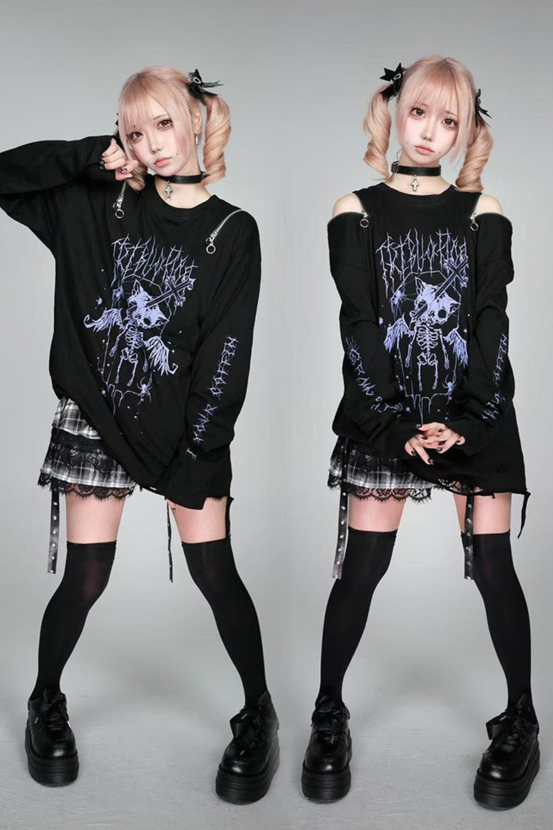 Pure Dark Distressed Top