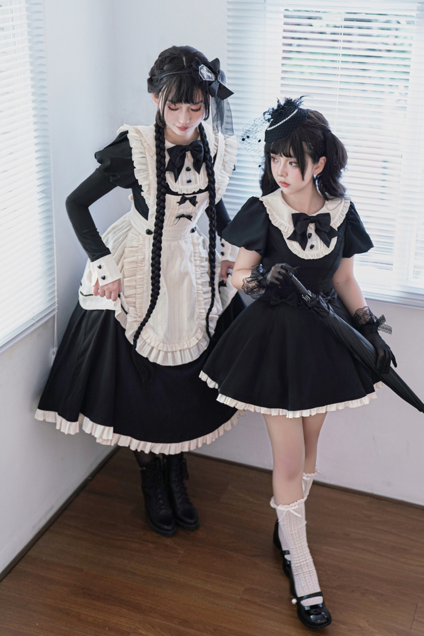 Little Maid Lolita Dress + Apron + Sleeves + Headband