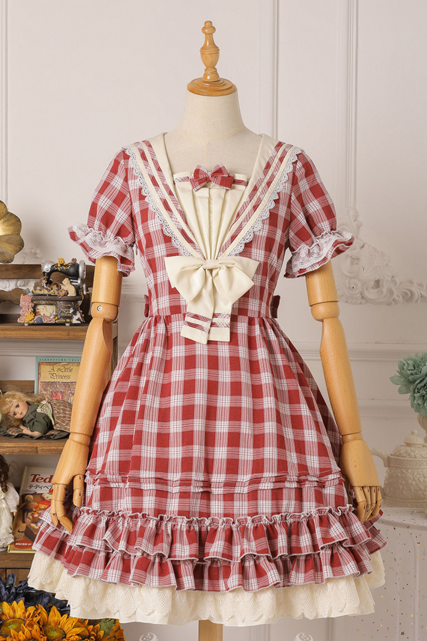 Sweet Witch Plaid Lolita Dress