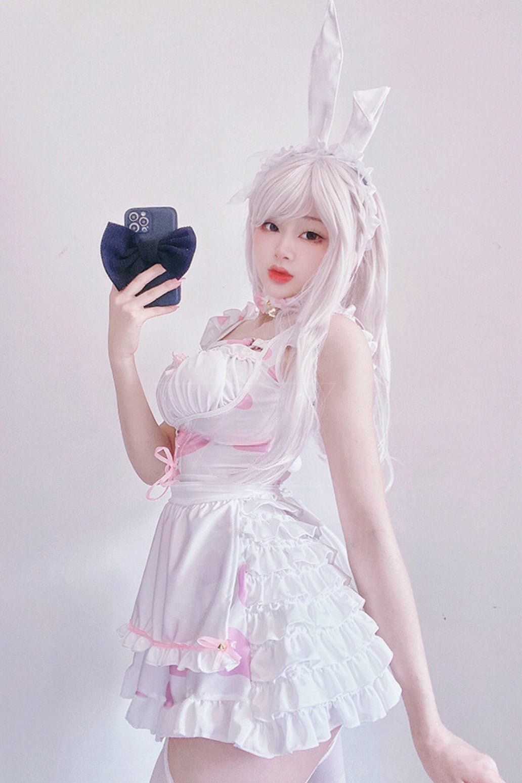 Pink Cat Maid Dance Dress
