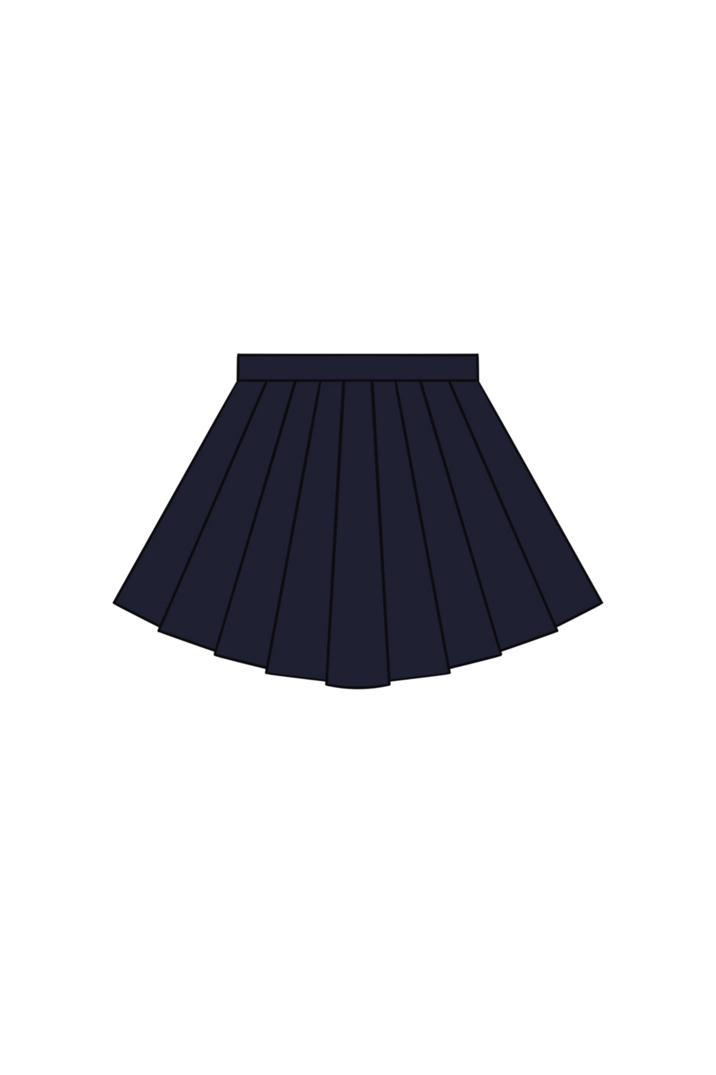 Animation Heroine Sailor Top + Pleated Skirt + Leg Covers